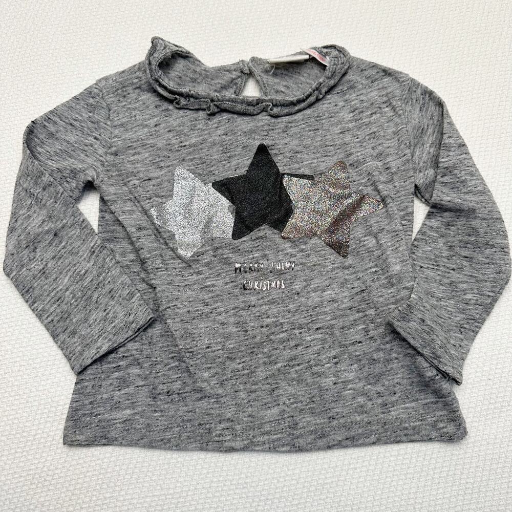 Zara Merry Shiny Christmas Top